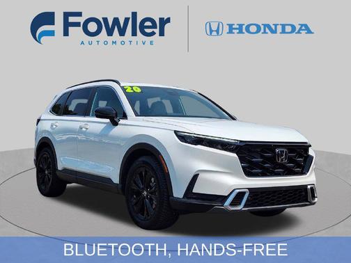 Platinum White Pearl 2023 Honda CR-V Hybrid Sport Touring AWD