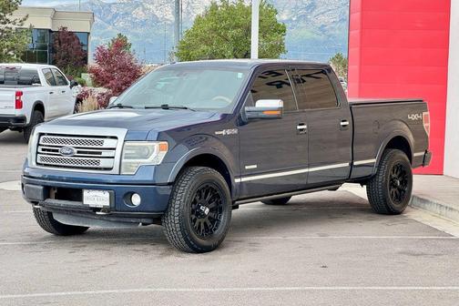 Blue 2013 Ford F-150 Platinum