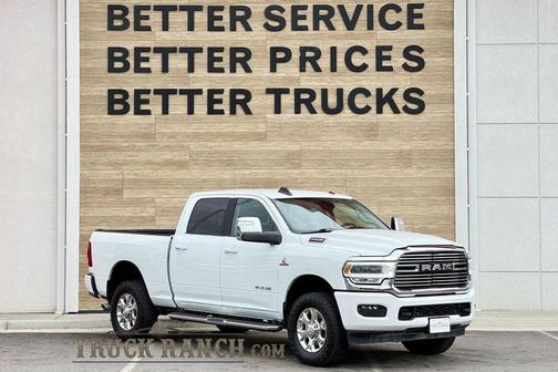 Bright White Clearcoat 2024 RAM 2500 Laramie Crew Cab 4x4 6'4' Box