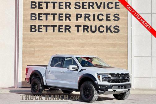Space White Metallic 2025 Ford F-150 Raptor