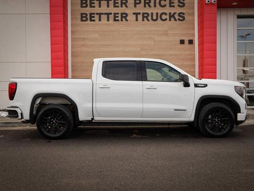 Summit White 2023 GMC Sierra 1500 Elevation