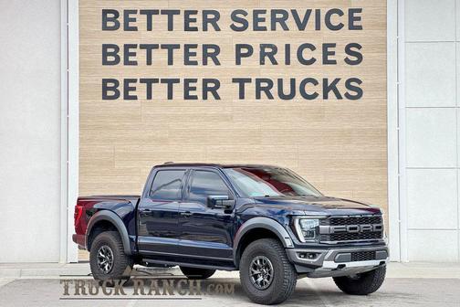 Antimatter Blue Metallic 2022 Ford F-150 Raptor