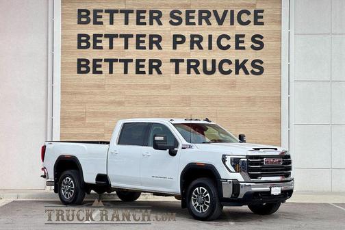 Summit White 2024 GMC Sierra 3500 SLE