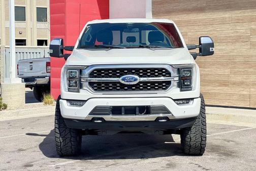 Star White Metallic Tri-Coat 2021 Ford F-150 Platinum