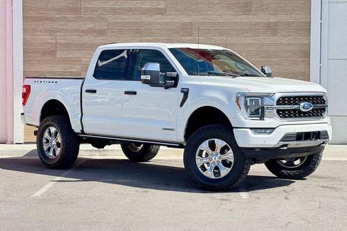 Star White Metallic Tri-Coat 2021 Ford F-150 Platinum