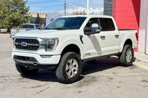 Star White Metallic Tri-Coat 2021 Ford F-150 Platinum