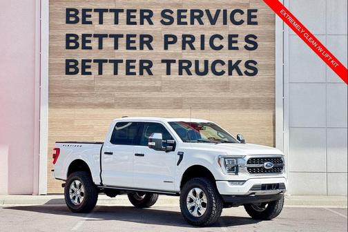 Star White Metallic Tri-Coat 2021 Ford F-150 Platinum