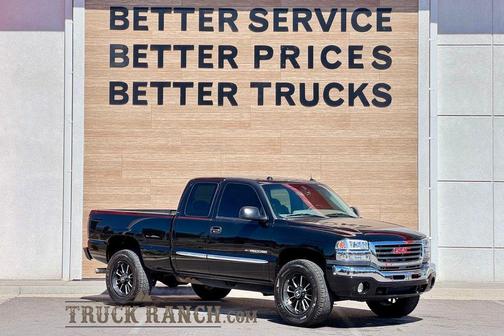 Onyx Black 2005 GMC Sierra 2500 SLT H/D Extended Cab
