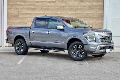 Gun Metallic 2022 Nissan Titan Platinum Reserve