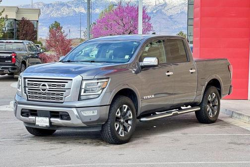 Gun Metallic 2022 Nissan Titan Platinum Reserve