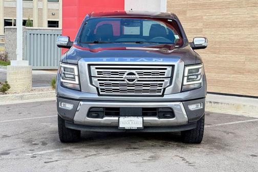 Gun Metallic 2022 Nissan Titan Platinum Reserve