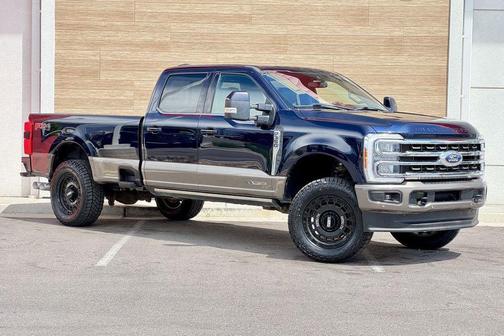 Antimatter Blue Metallic 2023 Ford F-350 King Ranch