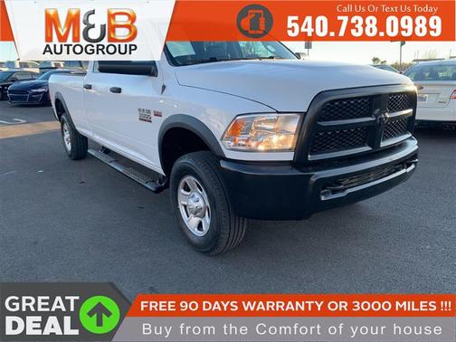 2018 RAM 3500 Tradesman Crew Cab 4x4 8' Box