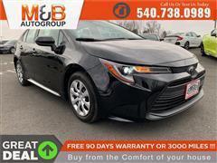Midnight Black Metallic 2023 Toyota Corolla LE