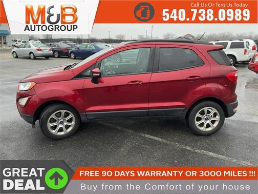 Ruby Red Metallic Tinted Clearcoat 2019 Ford EcoSport SE