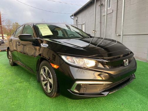 Crystal Black Pearl 2019 Honda Civic LX