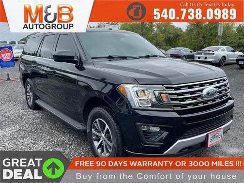 Agate Black Metallic 2019 Ford Expedition Max XLT