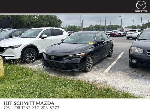 Crystal Black Pearl 2022 Honda Civic EX