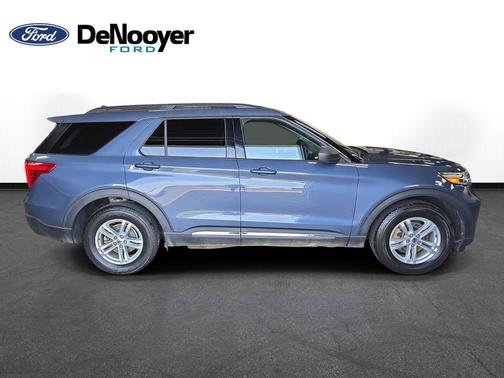 Blue Metallic 2021 Ford Explorer XLT