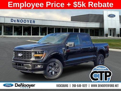 Agate Black Metallic 2025 Ford F-150 STX