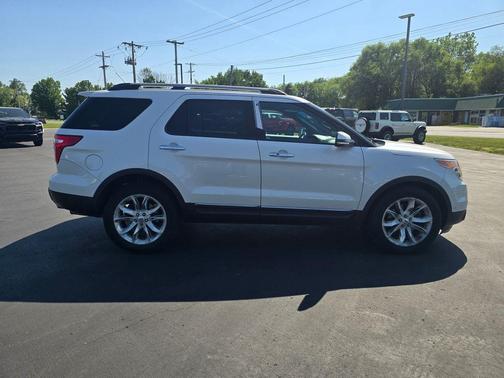 White Platinum Tri-Coat Metallic 2014 Ford Explorer Limited