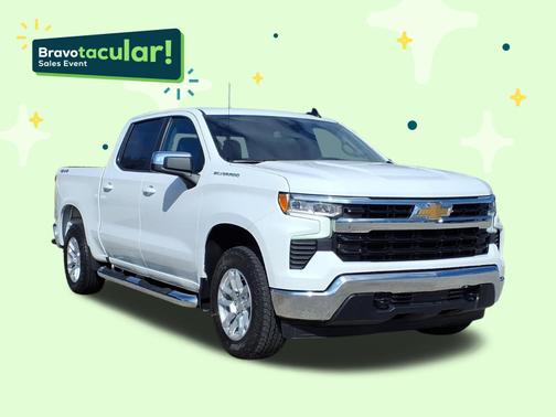 Summit White 2022 Chevrolet Silverado 1500 LT (2FL)