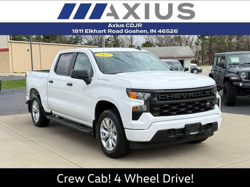 Summit White 2022 Chevrolet Silverado 1500 Custom