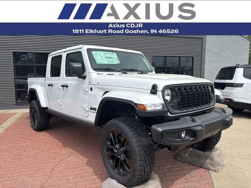 Bright White Clearcoat 2025 Jeep Gladiator Sport