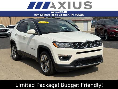 White Clearcoat 2021 Jeep Compass Limited