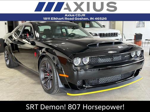 Pitch Black Clearcoat 2018 Dodge Challenger SRT Demon