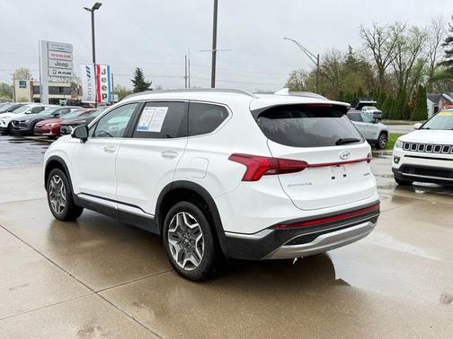 Serenity White Pearl 2023 Hyundai Santa Fe Plug-In Hybrid Limited