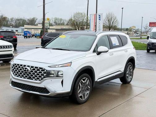 Serenity White Pearl 2023 Hyundai Santa Fe Plug-In Hybrid Limited