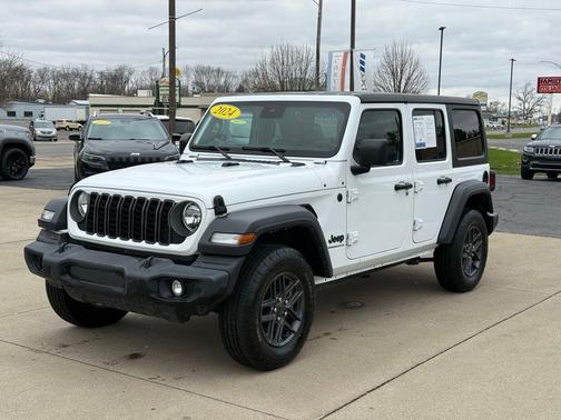 Bright White Clearcoat 2024 Jeep Wrangler Sport