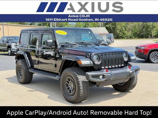 Black Clearcoat 2023 Jeep Wrangler Rubicon