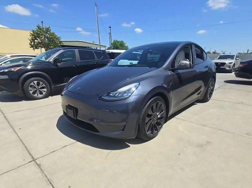Gray 2020 Tesla Model Y Performance Dual Motor All-Wheel Drive