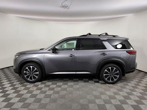 Gray 2026 Nissan Pathfinder Platinum