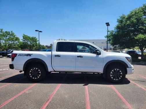Glacier White 2024 Nissan Titan PRO-4X