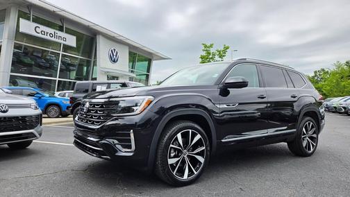 Deep Black Pearl 2026 Volkswagen Atlas 2.0T SEL Premium R-Line 4MOTION