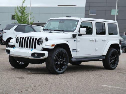 Bright White Clearcoat 2021 Jeep Wrangler Unlimited 4xe Sahara High Altitude