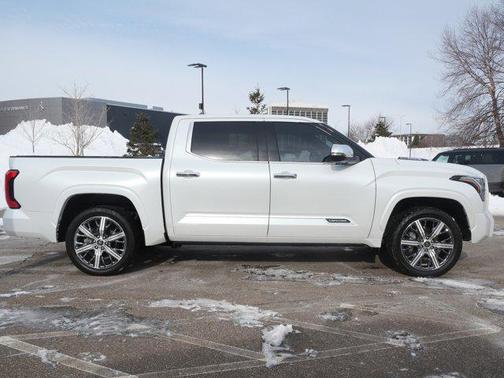 Wind Chill Pearl 2023 Toyota Tundra Hybrid Capstone