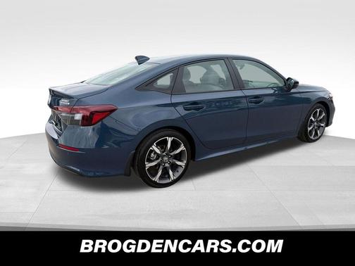 Blue Lagoon Pearl 2025 Honda Civic Hybrid Sport Touring
