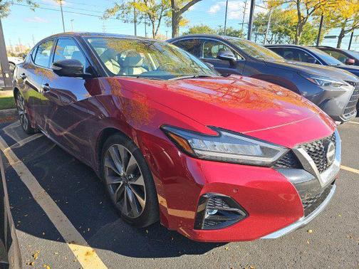 Scarlet Ember Tintcoat 2023 Nissan Maxima 3.5 Platinum