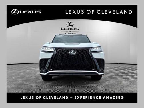 Ultra White 2024 Lexus LX 600 F SPORT