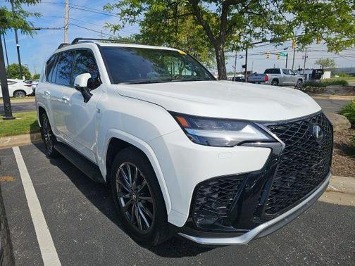 Ultra White 2024 Lexus LX 600 F SPORT