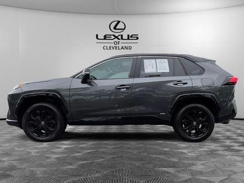 Magnetic Gray Metallic/Midnight Black Metallic 2023 Toyota RAV4 Hybrid SE