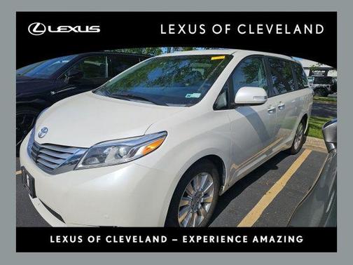 Blizzard Pearl 2016 Toyota Sienna Limited Premium