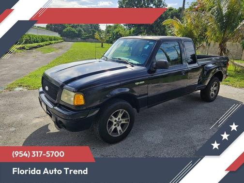 Black 2003 Ford Ranger XLT SuperCab