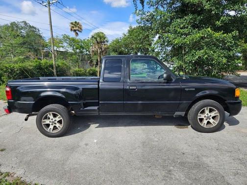 Black 2003 Ford Ranger XLT SuperCab
