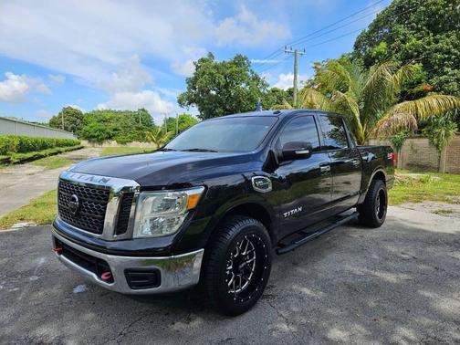 Magnetic Black 2017 Nissan Titan SV