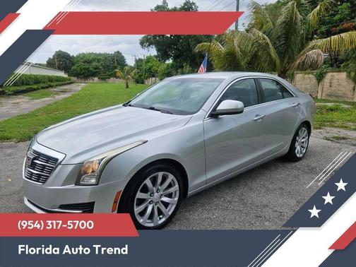 Silver Moonlight Metallic 2018 Cadillac ATS 2.0L Turbo